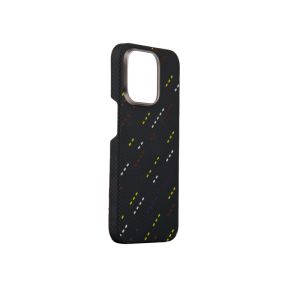 Customized Pattern Logo Power Case Anti-Knock Aramid Carbon Fiber Phone Case for