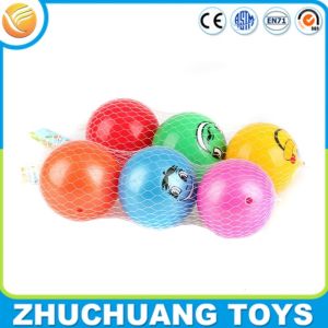 Cheap small pvc inflatable custom smile face print bocce ball set for sale