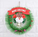 Christmas Wreath Garland Santa Clause Snowman Door wall Hanging Ornament for
