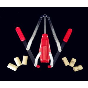 Metal And Plastic Double Lever Wine Corker Hand Corking Machine For Wine Making
