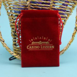 Promotion Handmade Beautiful Mini Felt Drawstring Packaging Velvet Pen Bag