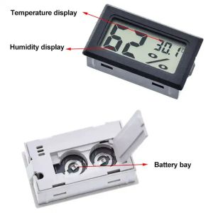 Indoor Mini LCD Digital Thermo Hygrometer 2 DC 1.5V LR44 button batteries