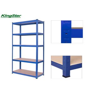 MDF Board Boltless Shelving System Multi Level Free Standing 175 Kg Capacity