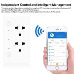 16A 3kw Wireless Multi Plug ZigBee Multi Outlet Remote Control