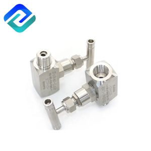 China STL 6000 Psi SS Needle Valve 413 Bar Male Thread Chemical Power on sale