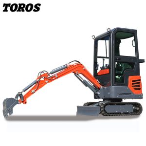 Powerful 1.2 Tonne Mini Crawler Excavator With CE EPA EURO 5 Certification