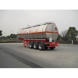 Aether Gas Diesel Liquid Tank Truck with 3 BPW Axles , 42500L SUS