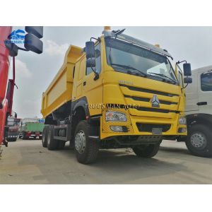 China 371HP SINOTRUCK HOWO Heavy Duty Dump Truck U Shape Cargo Box on sale