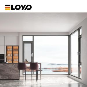 Customizable Aluminum Casement Window with Multiple Design Options