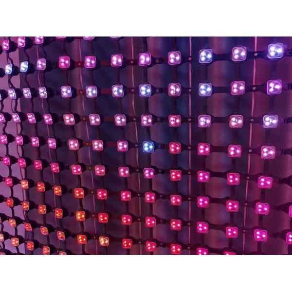 P62.5 Pixel Pitch Flexible LED Curtain Display Net Screen for Outdoor Advertisin