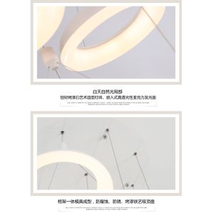 Custmozed Adjust High-end And Classy LED Rand Ring Light For Home BV8002 White