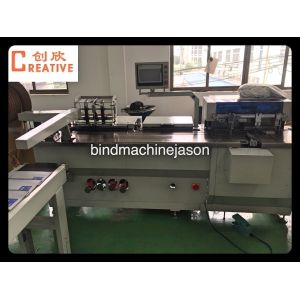 Automatic double ring closing machine with punching function PBW580