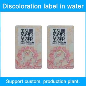 Intaglio Printing Anti-counterfeiting Security Paper Adhesive Customized