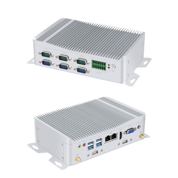Quality Intel Core i3 Industrial Fanless PC Mini PC With GPIO And DDR4 16G 6COM wholesale