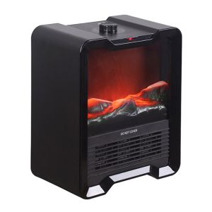 China Mini Black Portable Electric Fireplace , TNP-2008I-E2 Small Indoor Electric Fireplace on sale