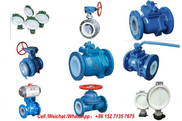 Quality PE Lined Steel  Ball valve Butterfly valve check valve Fluorine stop valve Fluorine lined pipe fittings Fluorine wholesale