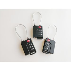 35.2g TSA Combination Padlock / TSA 21100 3 Digit Number Lock PC Material