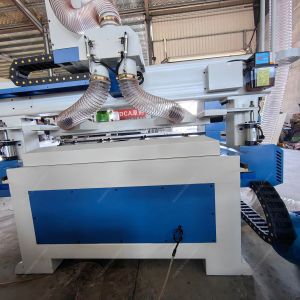 1300mm Travel 6kw Spindle Power 4D CNC Wood Engraving Laser Carving Trimmer 5 6