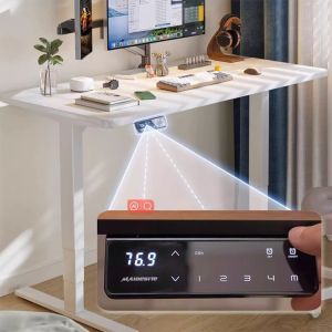 80 kgs Capacity Dual Motor Height Adjustable Desk Base de Luxe for Unique Coffee