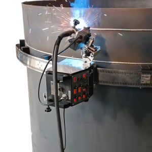 Portable And Simple Carbon Steel Tank Seam Welding Machine With LINCOLN Power