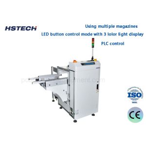 SMT Line SS304 20M/Min 40mm Pitch SMEMA Compatible Anti-Dust PCB Loader Machine
