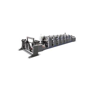 Roll to Roll Flexographic Printing Machine with 100mm Web Roller Diameter and 4