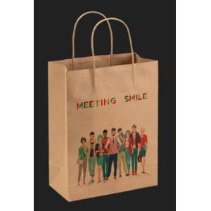 Embossed Printing Paper Bag 250gsm Printed Paper Carrier Bags