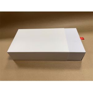 Cheap Custom Paperboard Boxes Folding Kraft Paper Drawer Box Rectangular for sale