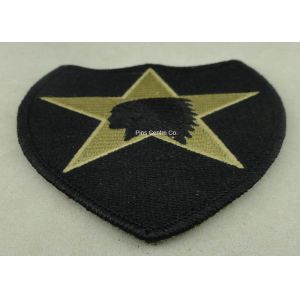 USA Military Personalised Embroidered Badges , Embroidery Custom Cloth Patches