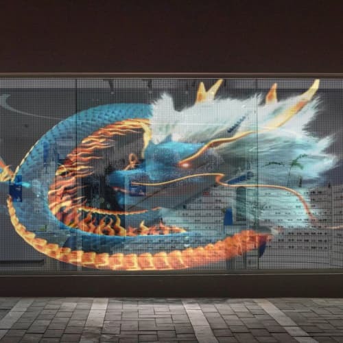 Quality High Brightness P8 Transparent LED Display Screen Indoor Advertising Glass Window with LED Transparent Film wholesale