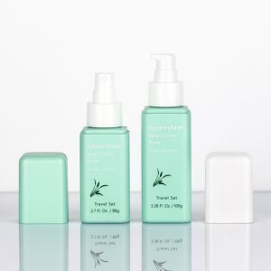 Frosted Luxury Cosmetic Bottle Set 100ml 120ml 160ml OEM Acceptable