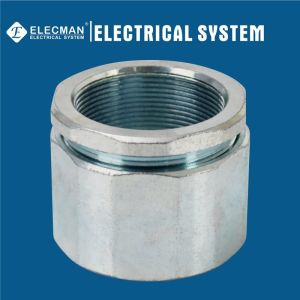 China 2 Zinc Plated Steel Threaded IMC Rigid 3-Piece Coupling on sale