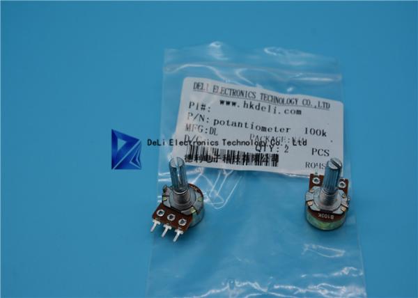 Quality 2K - 100K Ohm Potentiometer Push Button On Off Switch Pot Linear Shaft 15mm 3 Pin wholesale