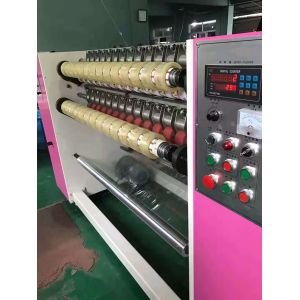 Super Clear Adhesive BOPP Gum Tape Slitting Rewinding Machine