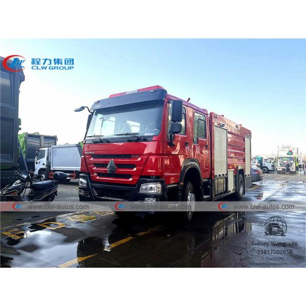 Quality Sinotruk Howo 4x2 6CBM Water Tank Firefighter Truck wholesale