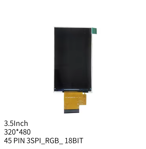 320x480 Resolution IPS LCD Panel 3.5 Inch LCD TFT Screen With RGB SPI Interface