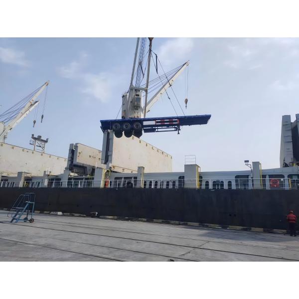 CIMC Lowtest price used 2 3 4 axle capacity 30 to 100t 20ft 45ft 40ft hot sale container truck flatbed semi trailer