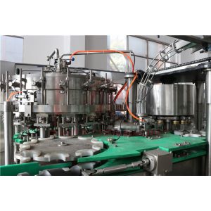 Soft Drink Washing Filling And Capping Machine With Water Sealing Equipment