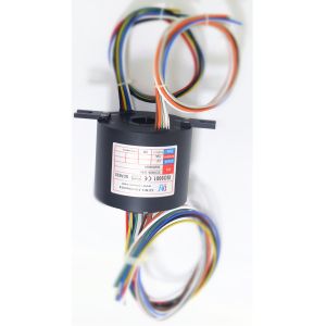 Through Bore Slip Rings With Bore 25.4mm Precious Metal Contacts Providing High