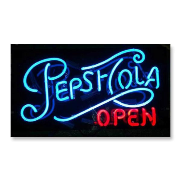 Quality Real Glass Neon Letter Light Sign Script Open Sign With Metal Frame wholesale