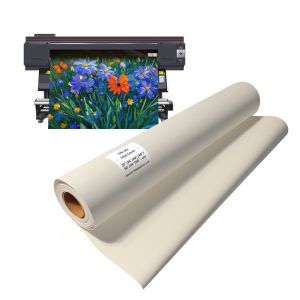 China 380gsm 50'' 60'' Economical Poly Cotton Eco Solvent Matte Canvas Inkjet Roll on sale