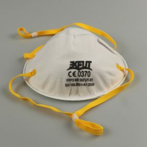 White 3D Design Disposable Face Mask FFP3 With Headbands