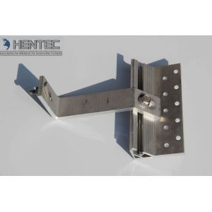 China Buildings 6063 Solar Roof Mounting Systems Aluminum Hook Industrial on sale