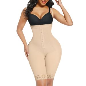 tags HEXIN High Compression Women Slimming Body Shaper High Waist Butt Lifter