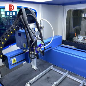 Manufacturing Plant CCD Vision Dispensing System for 2 Components Epoxy