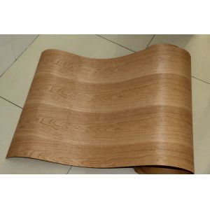 Sliced Natural American Cherry Wood Veneer Rolls With Fleece Backed