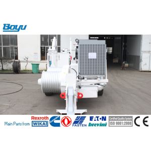 China TY150 Hydraulic Puller Power Line Stringing Equipment German Rexroth Main Pump on sale