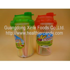 China Personalized Fruit Flavor CC Hard Candy Sticks Sweets In Cup OEM Available on sale