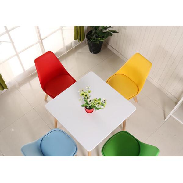 Quality Linen Husk Genuine PU Dining Chair With Curved Backrest Design wholesale