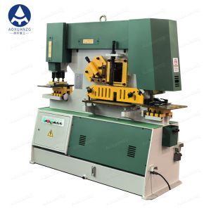 Multifunctional Q35Y-20 Ironworker Machine Hydraulic Punching Shearing Notching